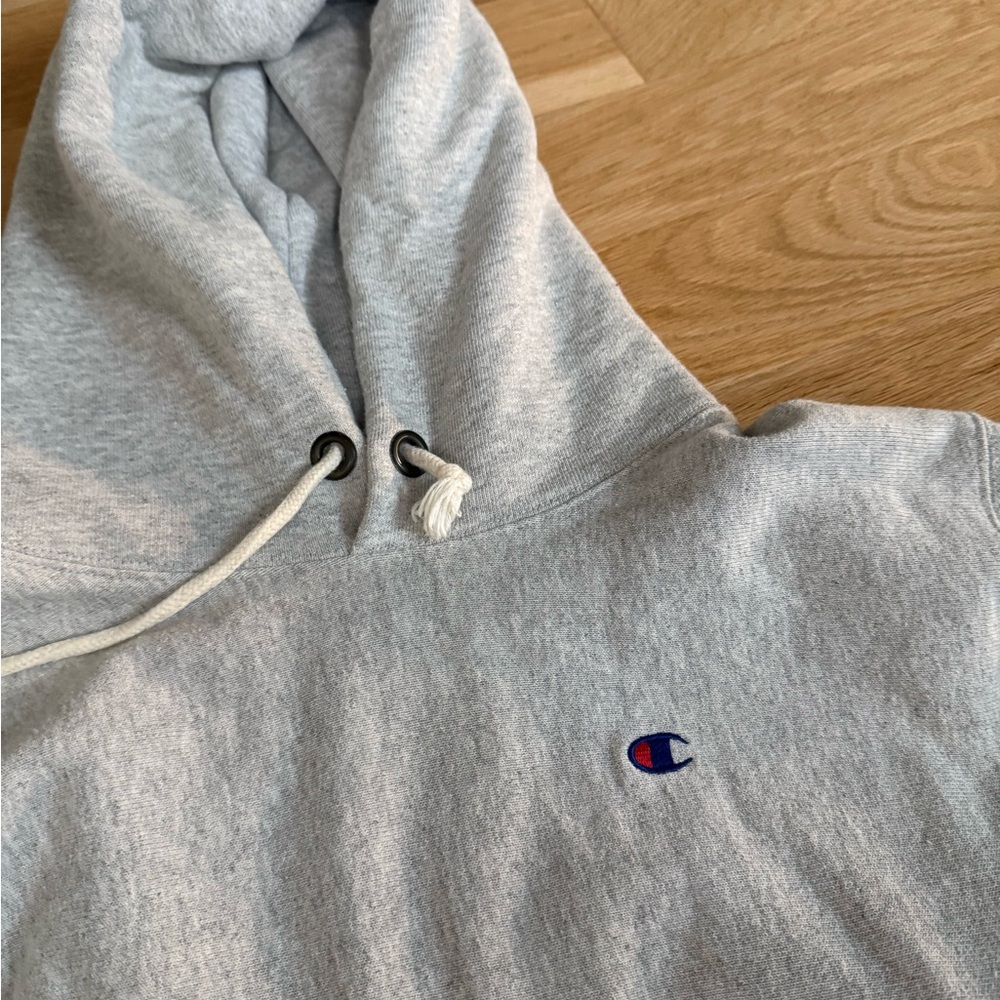 Champion Reverse Weave Gray Hoodie M